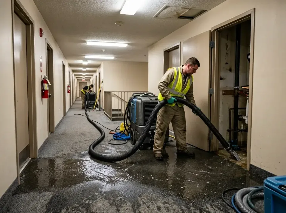 multi-unit-apartment-hallway-f-005 — frequently asked questions, Emergency Burst Pipe Water Extraction & Removal in Wagoner,…